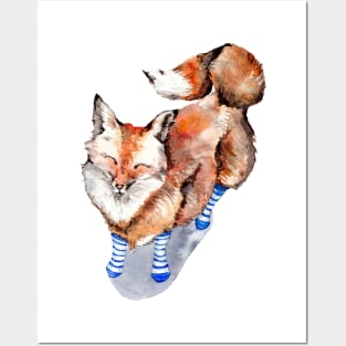 Fox in Socks Posters and Art